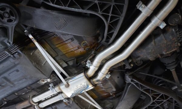 MEC Design Sportauspuff Mercedes W126 / C126 (V8) - OEM Optik