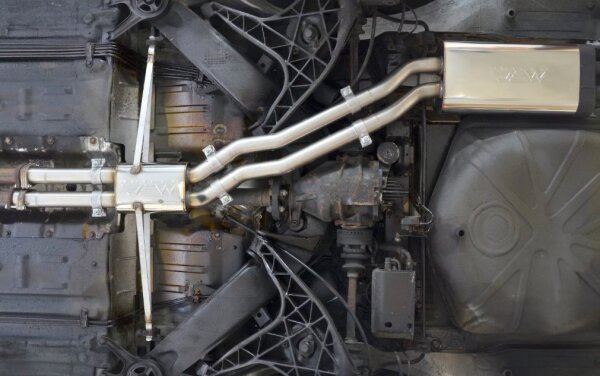 MEC Design Sportauspuff Mercedes W126 / C126 (V8) - OEM Optik