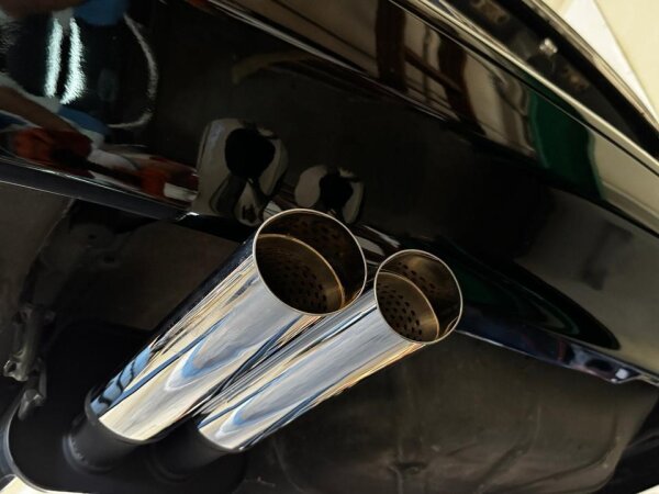 MEC Design Sportauspuff Mercedes W126 / C126 (V8) - 86mm AMG-Style