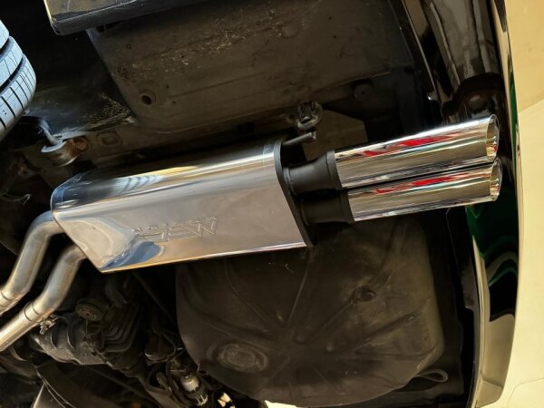 MEC Design Sportauspuff Mercedes W126 / C126 (V8) - 86mm AMG-Style