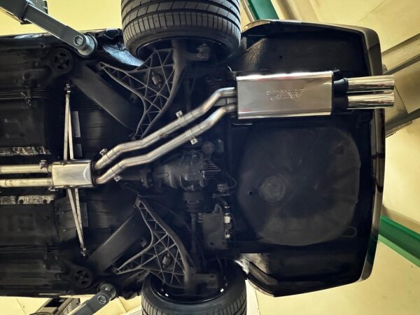 MEC Design Sportauspuff Mercedes W126 / C126 (V8) - 86mm AMG-Style