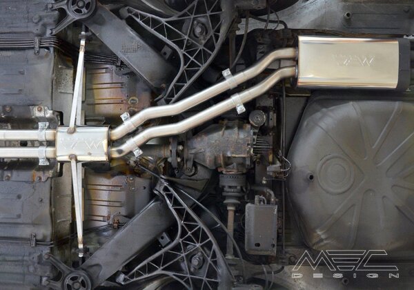MEC Design Sportauspuff Mercedes W126 / C126 (V8) - 106mm