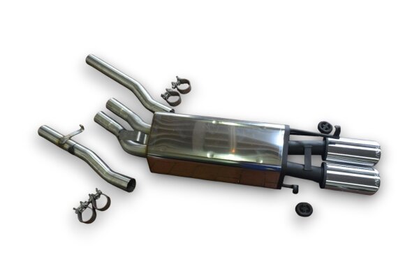 MEC Design Sportauspuff Mercedes W126 / C126 (V8) - 106mm
