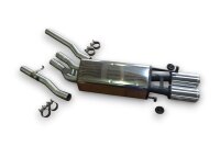 MEC Design Sportauspuff Mercedes W126 / C126 (V8) - 106mm
