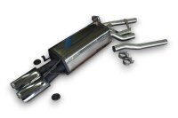 MEC Design Sportauspuff Mercedes W126 / C126 (V8) - 106mm