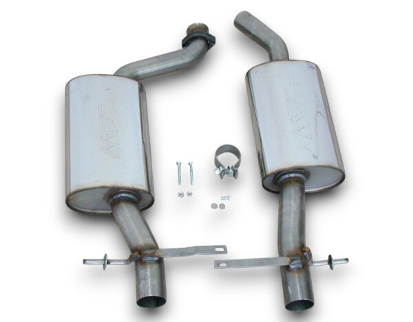 MEC Design 4-Rohr Sport-Auspuffanlage Mercedes-Benz W220 (S-Klasse)