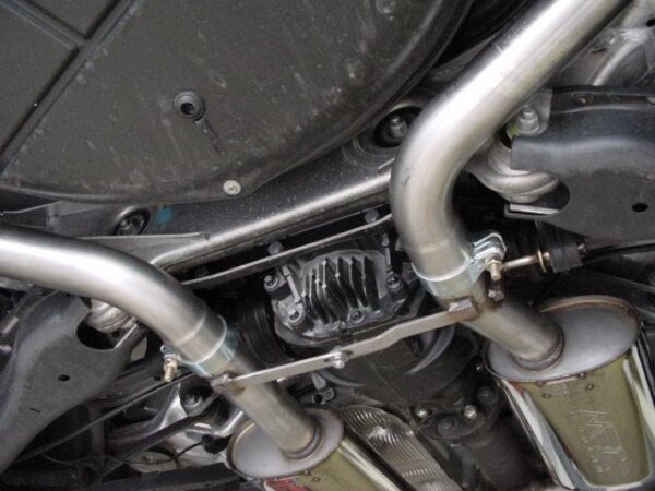 MEC Design 4-Rohr Sport-Auspuffanlage Mercedes-Benz W220 (S-Klasse)