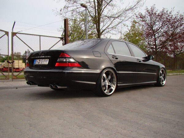 MEC Design 4-Rohr Sport-Auspuffanlage Mercedes-Benz W220 (S-Klasse)