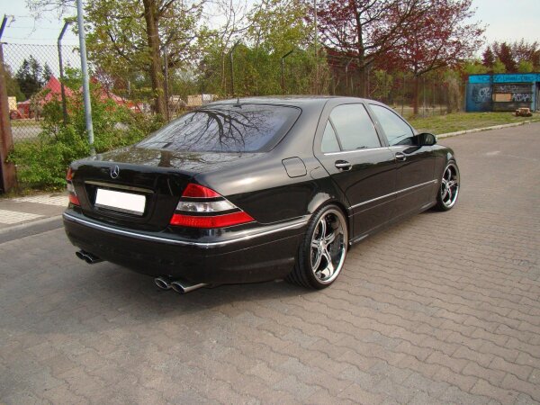 MEC Design 4-Rohr Sport-Auspuffanlage Mercedes-Benz W220 (S-Klasse)