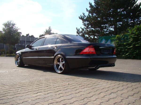 MEC Design 4-Rohr Sport-Auspuffanlage Mercedes-Benz W220 (S-Klasse)