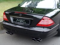 MEC Design 4-Rohr Sport-Auspuffanlage Mercedes-Benz W220 (S-Klasse)