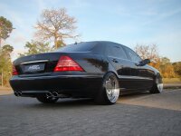 MEC Design 4-Rohr Sport-Auspuffanlage Mercedes-Benz W220 (S-Klasse)