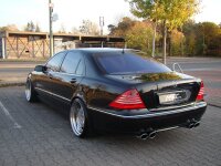 MEC Design 4-Rohr Sport-Auspuffanlage Mercedes-Benz W220 (S-Klasse)