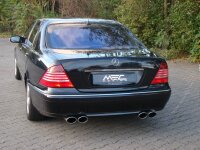 MEC Design 4-Rohr Sport-Auspuffanlage Mercedes-Benz W220 (S-Klasse)