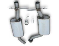 MEC Design 4-Rohr Sport-Auspuffanlage Mercedes-Benz W220 (S-Klasse)