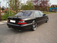 MEC Design 4-Rohr Sport-Auspuffanlage Mercedes-Benz W220 (S-Klasse)