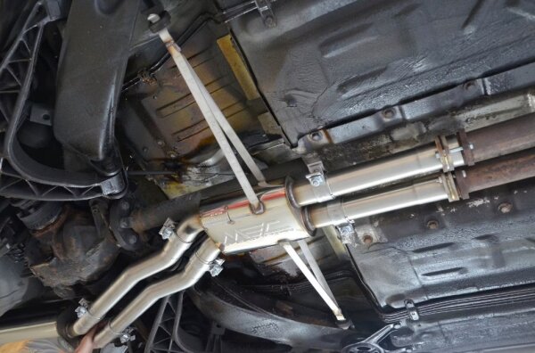MEC Design Sportauspuff Mercedes W126 / C126 (6-Zylinder) - OEM Optik