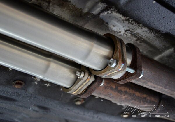 MEC Design Sportauspuff Mercedes W126 / C126 (6-Zylinder) - 106mm