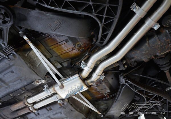 MEC Design Sportauspuff Mercedes W126 / C126 (6-Zylinder) - 106mm
