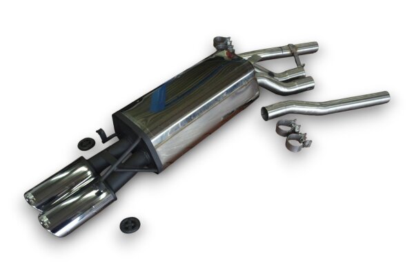 MEC Design Sportauspuff Mercedes W126 / C126 (6-Zylinder) - 106mm